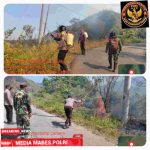 *TNI-POLRI, Manggala Agni dan Masyarakat Bahu Membahu Padamkan Kebakaran Di Padamarari* Noxoro_20260902_190621_525