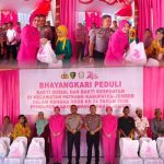 Wujud Kepedulian : Bhayangkari Jember Berbagi Sembako dan Layanan Kesehatan untuk Warga Patrang
