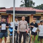 Polsek Silat Hulu Tertibkan Knalpot Brong, Pengendara Diberi Edukasi