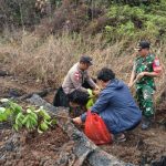 Polres Kapuas Hulu Bersama TNI dan Masyarakat Tanam Pohon di Lahan Terdampak Karhutla
