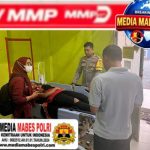 *Pengendara Vario Terjatuh Usai Hindari Anak Sapi di Jalan Raya Telaga Bertong*