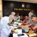 HUT Humas Polri Ke-75, Polres Takalar Kumpulkan 27 Kantong Darah Untuk Kemanusiaan