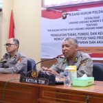 Bidkum Polda Kalbar Berikan Sosialisasi dan Penyuluhan Hukum kepada Personel Polres Kapuas Hulu